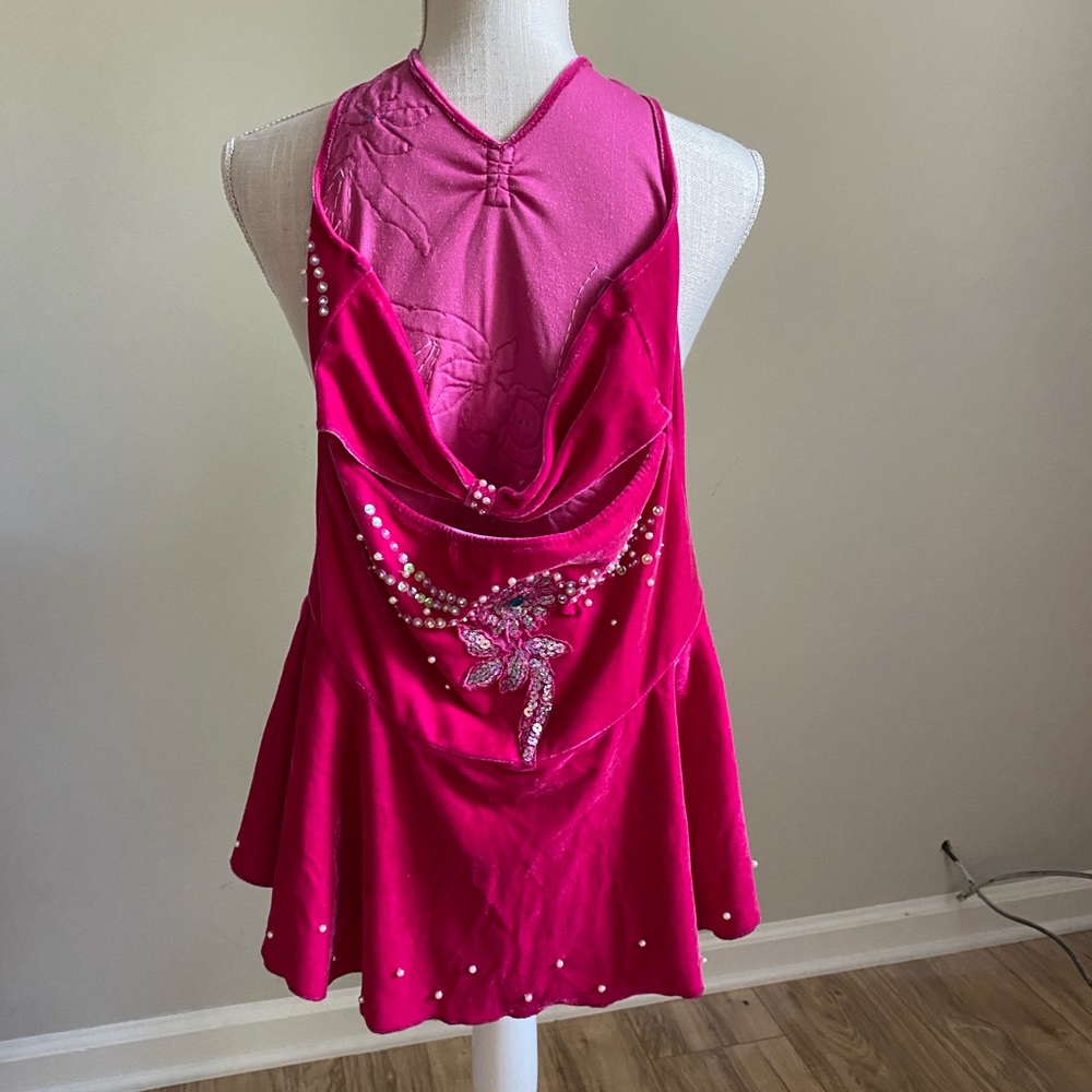 Lucky Angel Ice Skating Competition Dress Pink - Picture 5 of 12